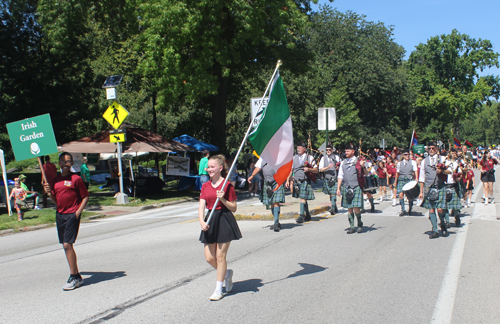 Irish Cultural Garden in Parade of Flags
